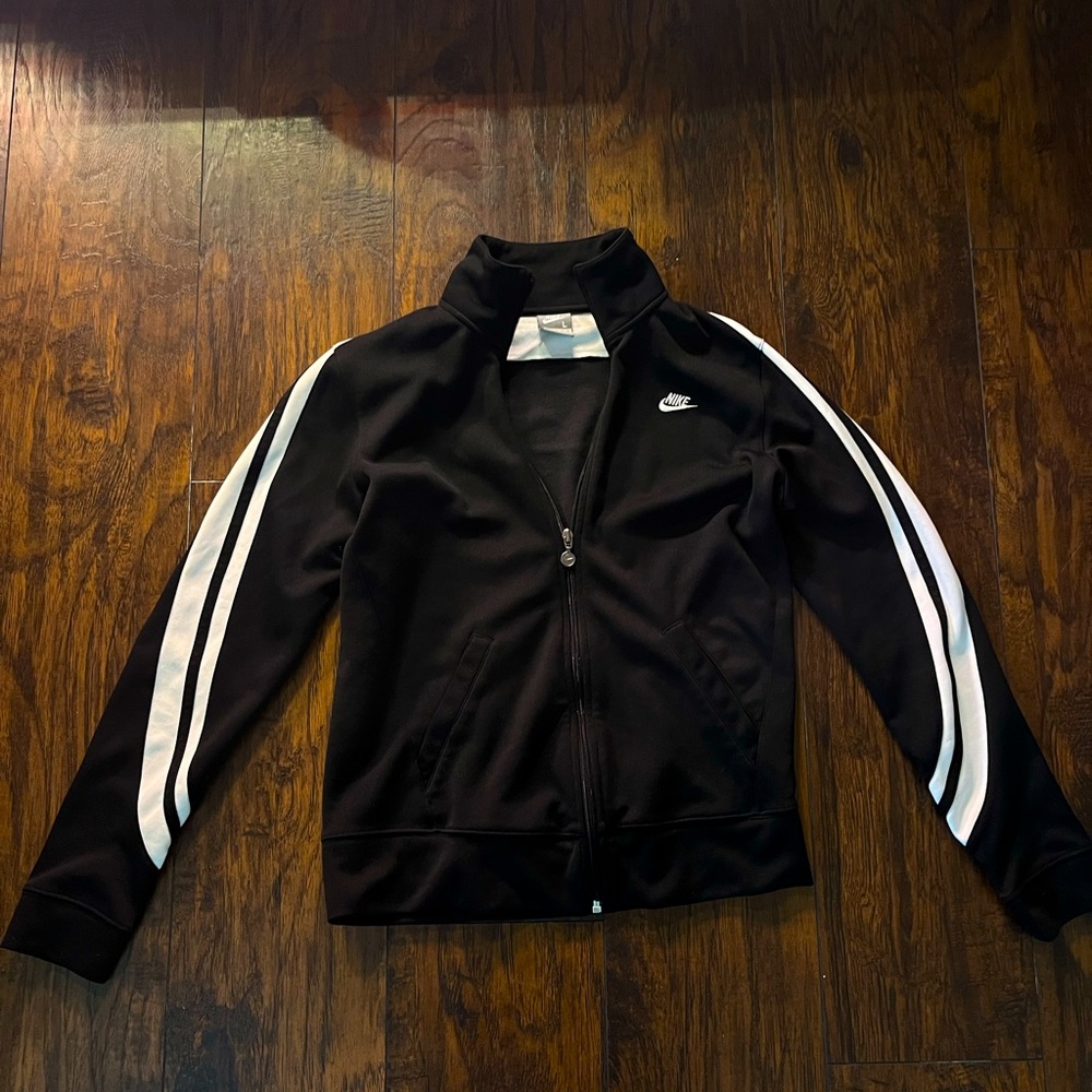 Nike zip down polo